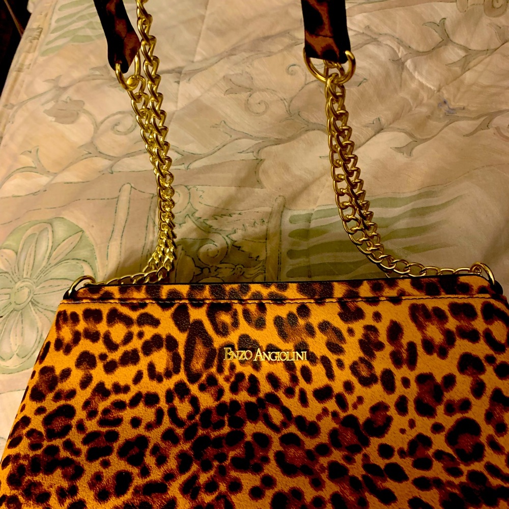 Leopard style purse